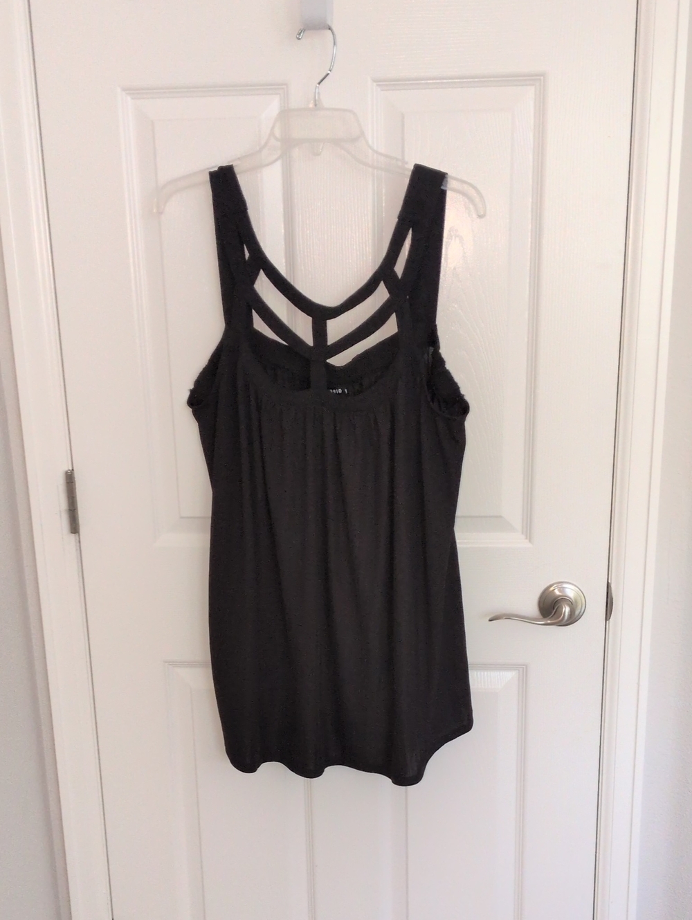 Torrid Black Swing Tank Top With Cage Style Cutouts - 3